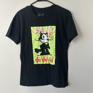 Black Felix the Cat Graphic T-Shirt